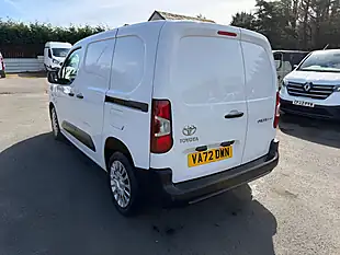 Used 2023 Toyota Proace City Icon Short Panel Van White - Interior and Exterior details 8