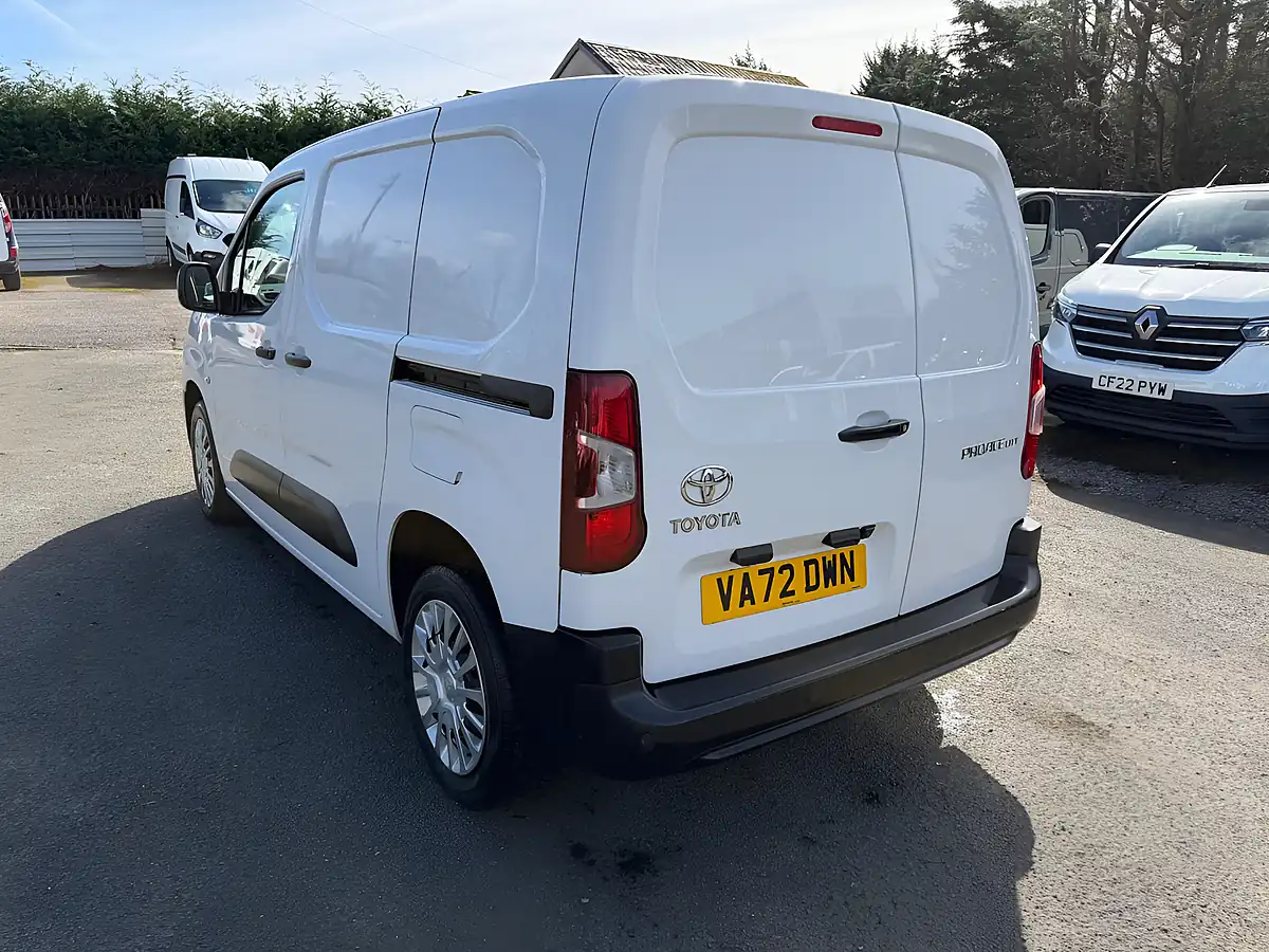 Used 2023 Toyota Proace City Icon Short Panel Van White - Interior and Exterior details 8
