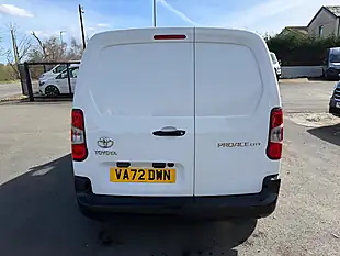 Used 2023 Toyota Proace City Icon Short Panel Van White - Interior and Exterior details 9
