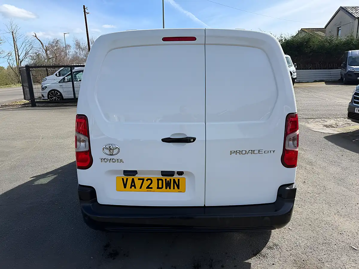 Used 2023 Toyota Proace City Icon Short Panel Van White - Interior and Exterior details 9