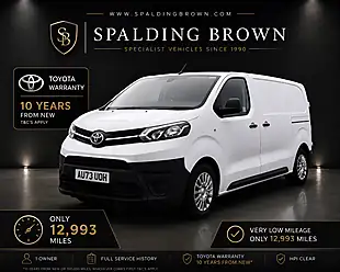 Used 2023 Toyota Proace Icon Medium Panel Van White - Interior and Exterior details 2