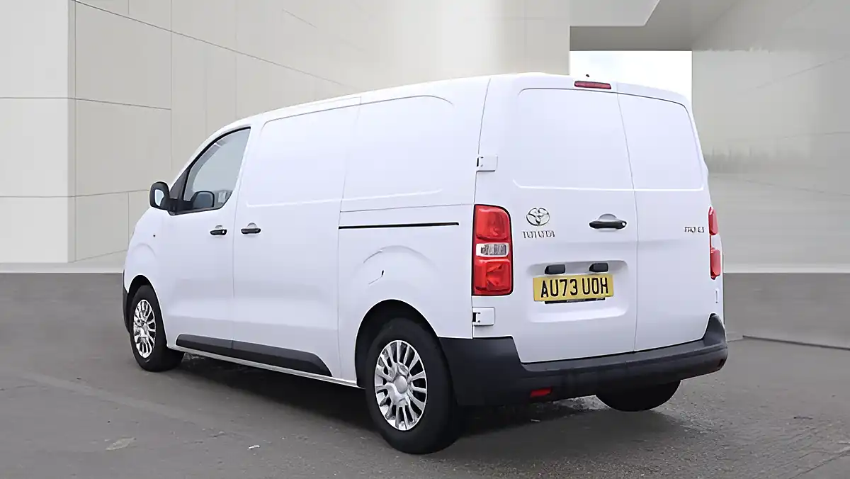 Used 2023 Toyota Proace Icon Medium Panel Van White - Interior and Exterior details 3