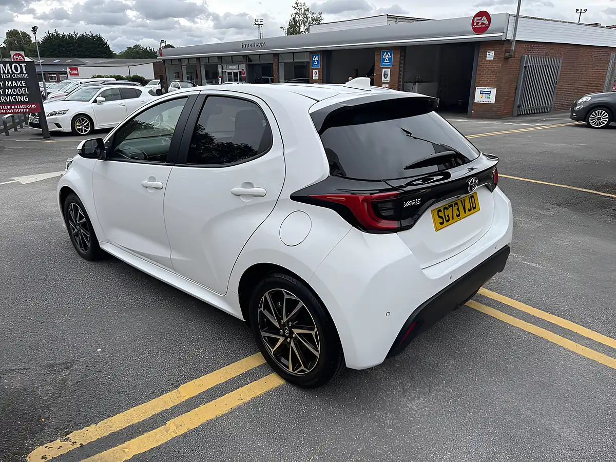 Used 2023 Toyota Yaris Design White - Interior and Exterior details 9
