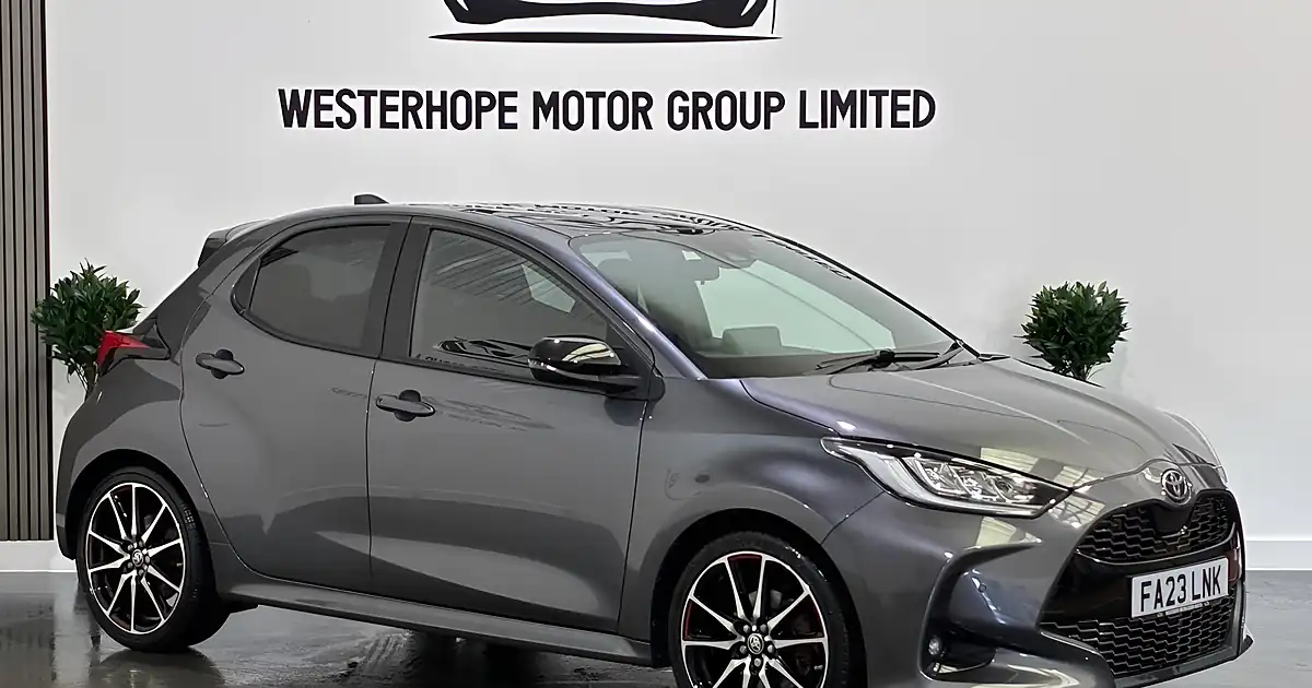 Used 2023 Toyota Yaris Gr Sport Grey - Front View