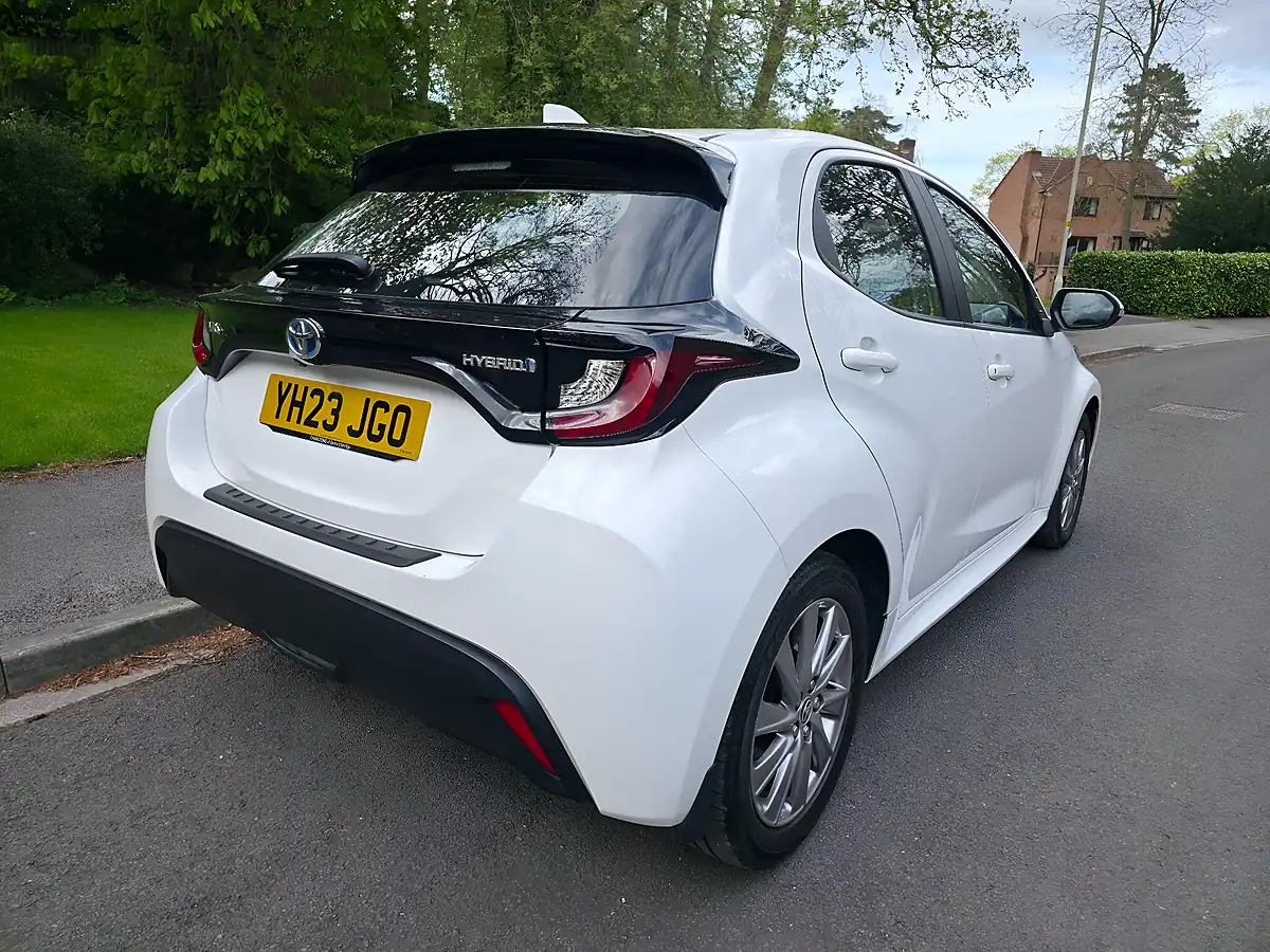 Used 2023 Toyota Yaris Icon White - Interior and Exterior details 8