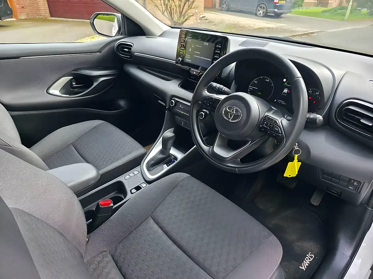 Used 2023 Toyota Yaris Icon White - Interior and Exterior details 9