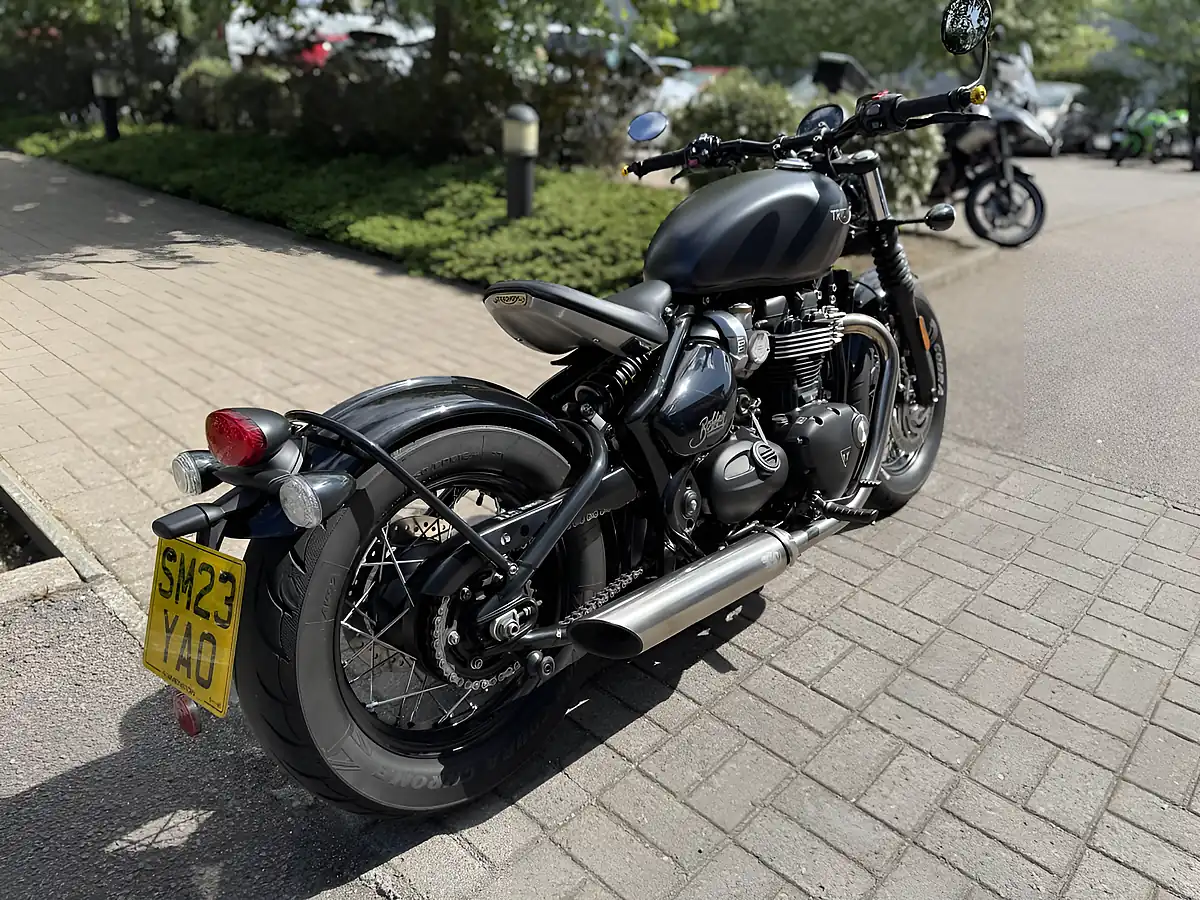 Used 2023 Triumph Bobber Grey - Interior and Exterior details 10
