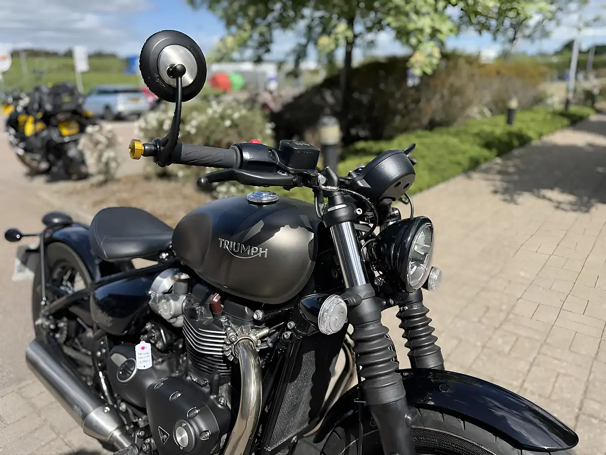 Used 2023 Triumph Bobber Grey - Interior and Exterior details 16