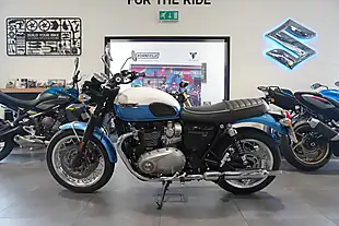 Used 2023 Triumph Bonneville T120 Blue Metallic - Interior and Exterior details 2