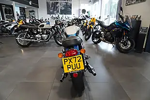 Used 2023 Triumph Bonneville T120 Blue Metallic - Interior and Exterior details 4