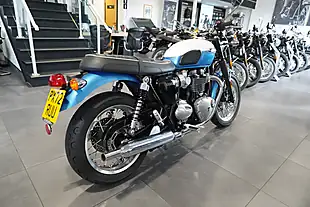 Used 2023 Triumph Bonneville T120 Blue Metallic - Interior and Exterior details 5