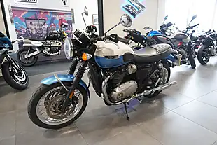 Used 2023 Triumph Bonneville T120 Blue Metallic - Interior and Exterior details 6