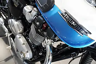 Used 2023 Triumph Bonneville T120 Blue Metallic - Interior and Exterior details 9
