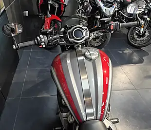 Used 2023 Triumph Rocket 3 R Silver Ice / Cranberry Red - Interior and Exterior details 11