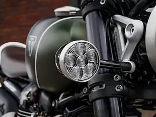 Used 2023 Triumph Scrambler 1200 Xc Matte Khaki Green - Jet Black - Interior and Exterior details 5