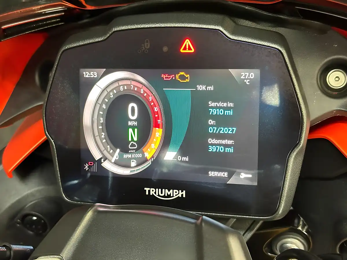 Used 2023 Triumph Speed Triple 1200 RS Orange - Interior and Exterior details 3