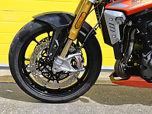 Used 2023 Triumph Speed Triple RS Orange - Interior and Exterior details 15