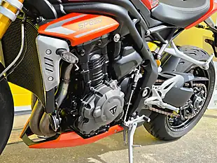 Used 2023 Triumph Speed Triple RS Orange - Interior and Exterior details 17