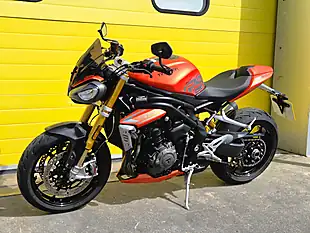 Used 2023 Triumph Speed Triple RS Orange - Interior and Exterior details 7