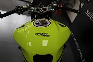 Used 2023 Triumph Street Triple Moto 2 Yellow - Interior and Exterior details 12