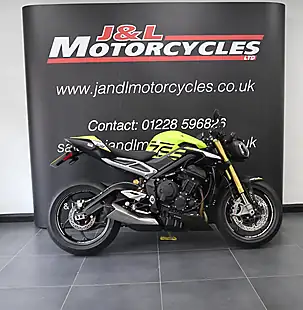 Used 2023 Triumph Street Triple Moto 2 Yellow - Interior and Exterior details 2