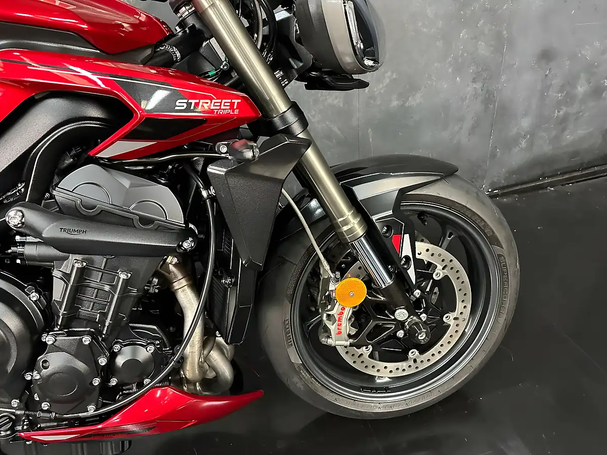 Used 2023 Triumph Street Triple RS Red - Interior and Exterior details 10