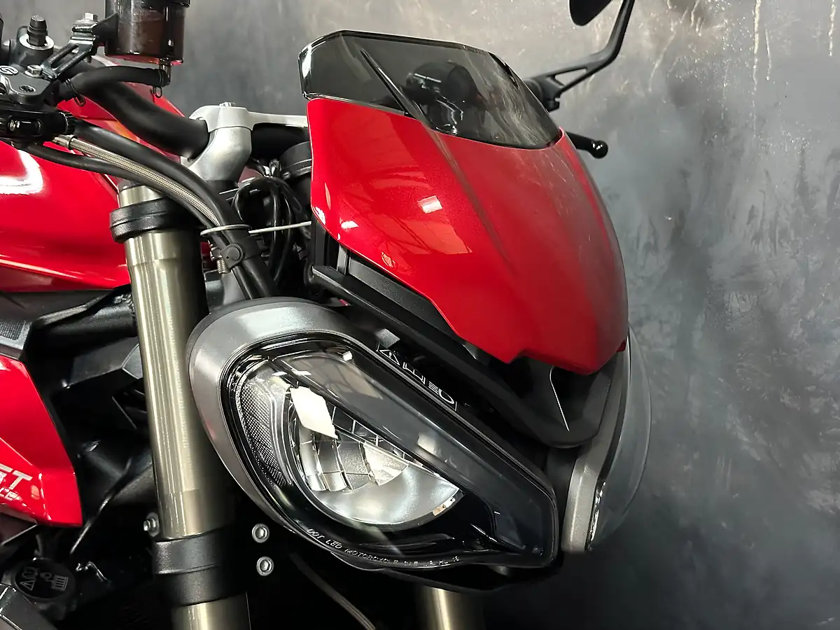 Used 2023 Triumph Street Triple RS Red - Interior and Exterior details 12