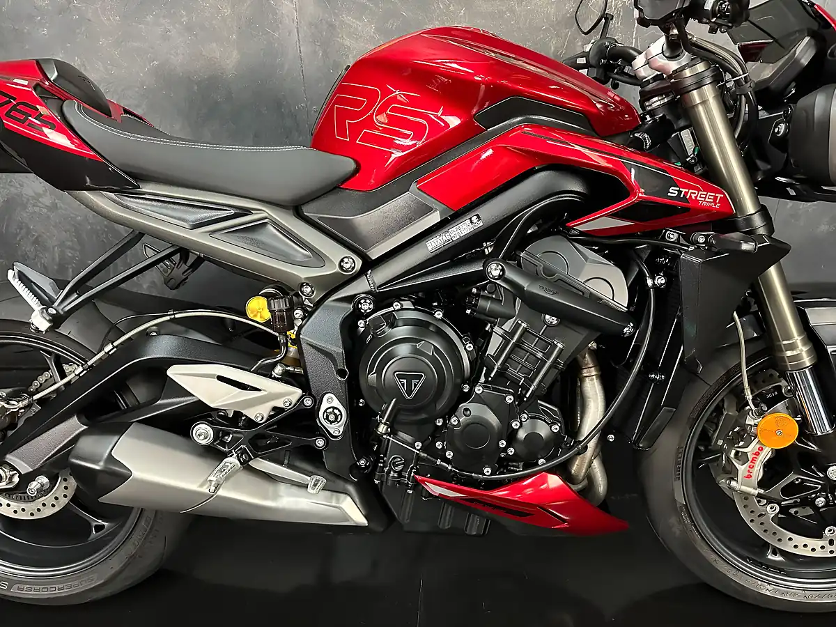 Used 2023 Triumph Street Triple RS Red - Interior and Exterior details 8