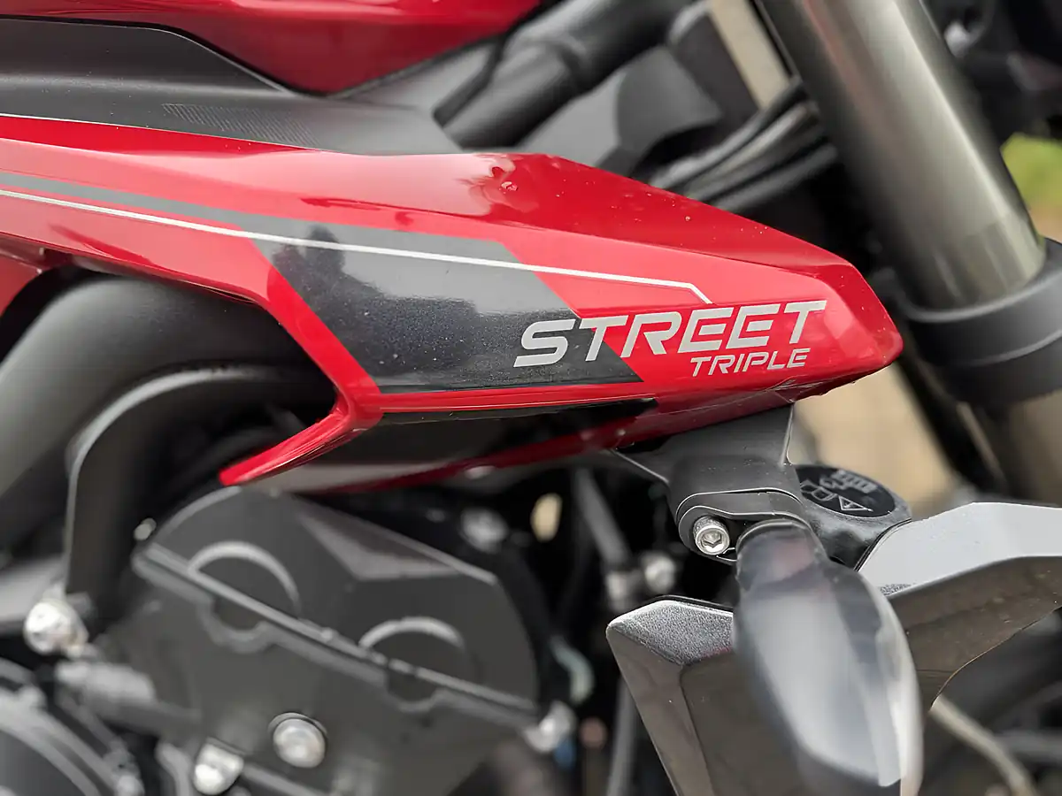 Used 2023 Triumph Street Triple RS RS Red - Interior and Exterior details 13