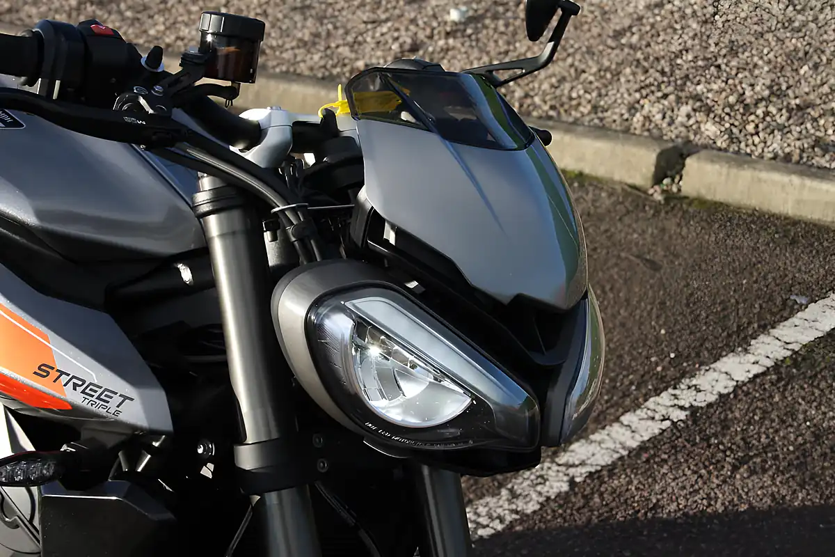 Used 2023 Triumph Street Triple RS RS Silver - Interior and Exterior details 17