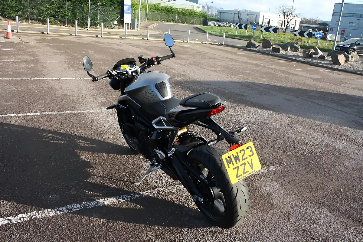 Used 2023 Triumph Street Triple RS RS Silver - Interior and Exterior details 9