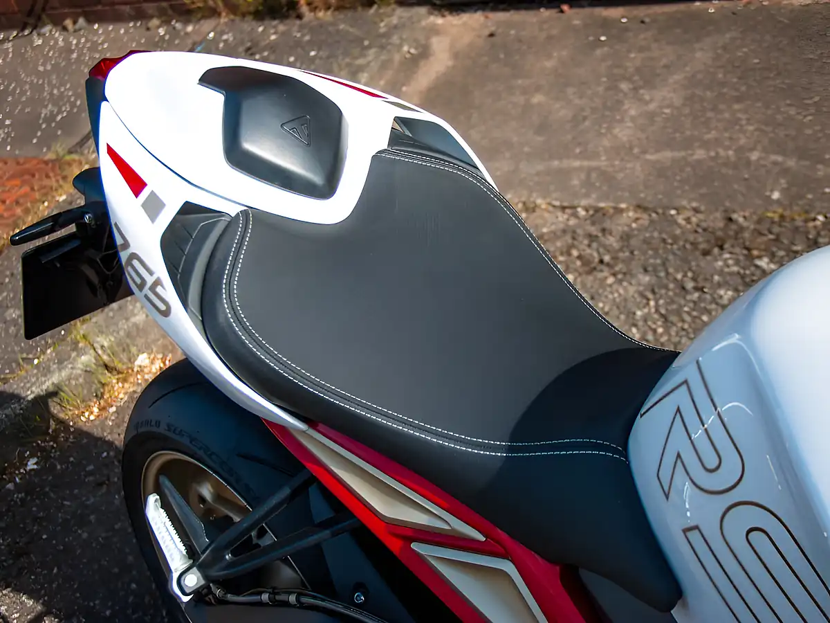 Used 2023 Triumph Street Triple RS White - Interior and Exterior details 15