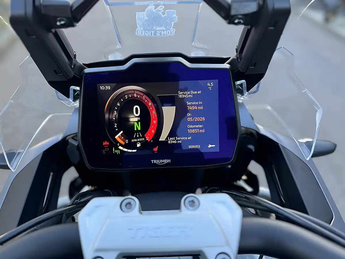 Used 2023 Triumph Tiger 1200 GT Explorer Black - Interior and Exterior details 11