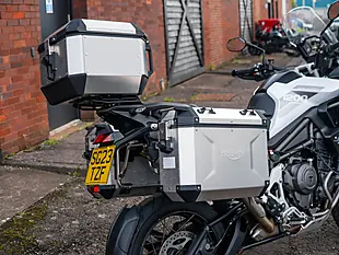 Used 2023 Triumph Tiger 1200 Rally Pro Snowdonia White - Interior and Exterior details 13