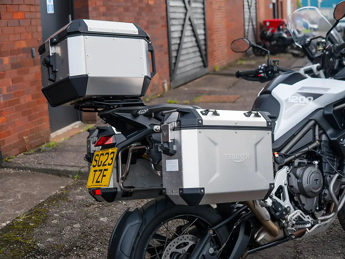 Used 2023 Triumph Tiger 1200 Rally Pro Snowdonia White - Interior and Exterior details 13