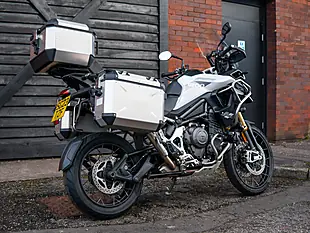 Used 2023 Triumph Tiger 1200 Rally Pro Snowdonia White - Interior and Exterior details 15