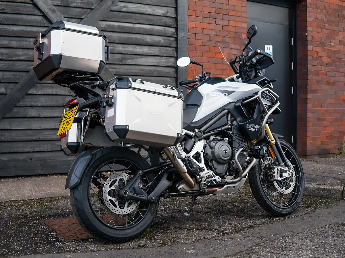 Used 2023 Triumph Tiger 1200 Rally Pro Snowdonia White - Interior and Exterior details 15