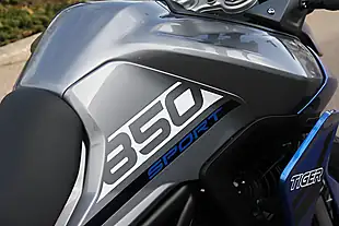 Used 2023 Triumph Tiger 850 Sport Grey/Blue - Interior and Exterior details 11