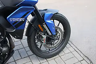 Used 2023 Triumph Tiger 850 Sport Grey/Blue - Interior and Exterior details 12