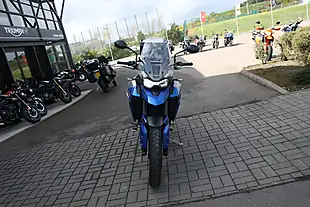 Used 2023 Triumph Tiger 850 Sport Grey/Blue - Interior and Exterior details 4