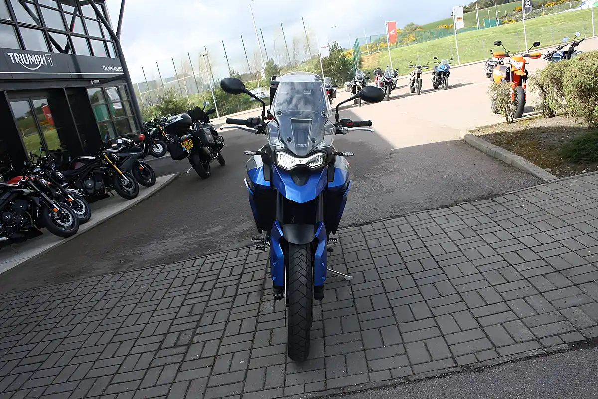 Used 2023 Triumph Tiger 850 Sport Grey/Blue - Interior and Exterior details 4