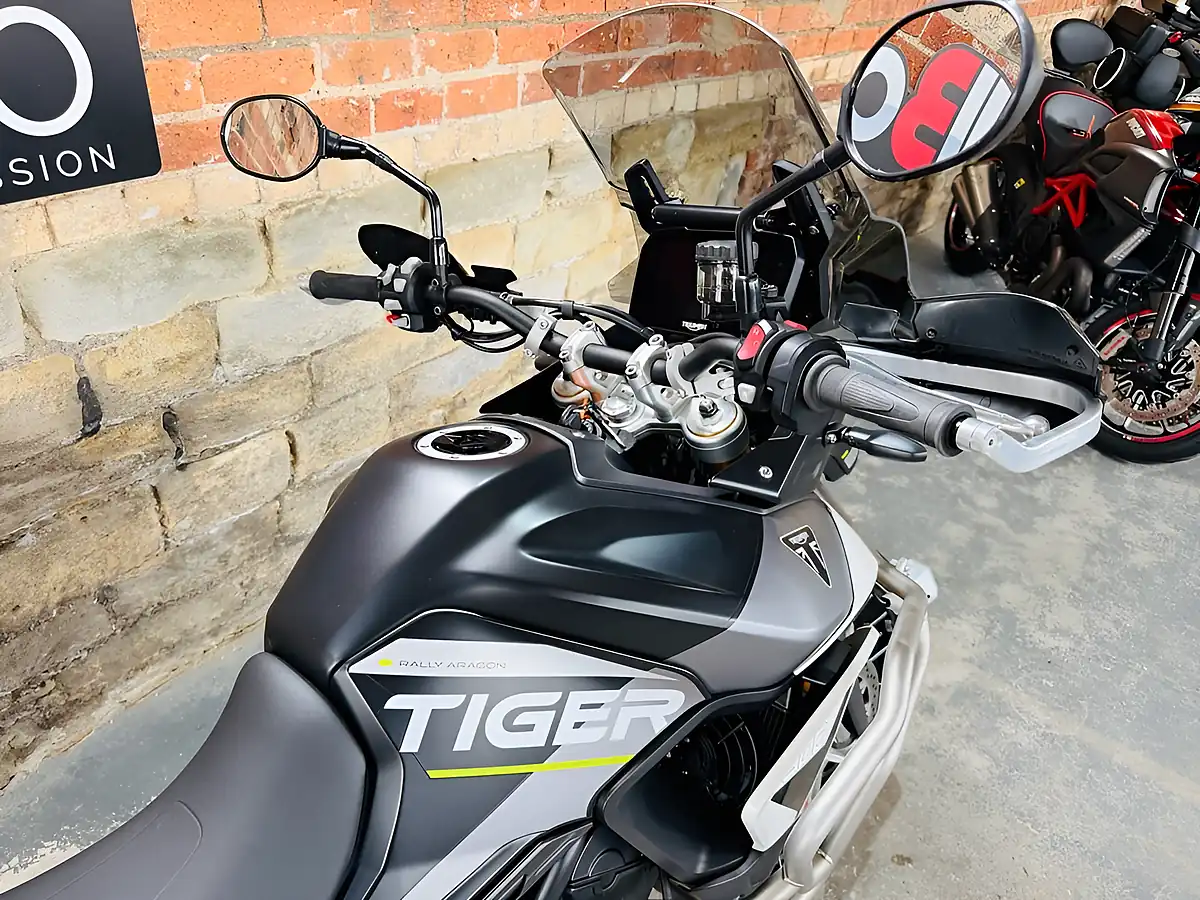 Used 2023 Triumph Tiger 900 Rally Aragon Edition Black - Interior and Exterior details 8