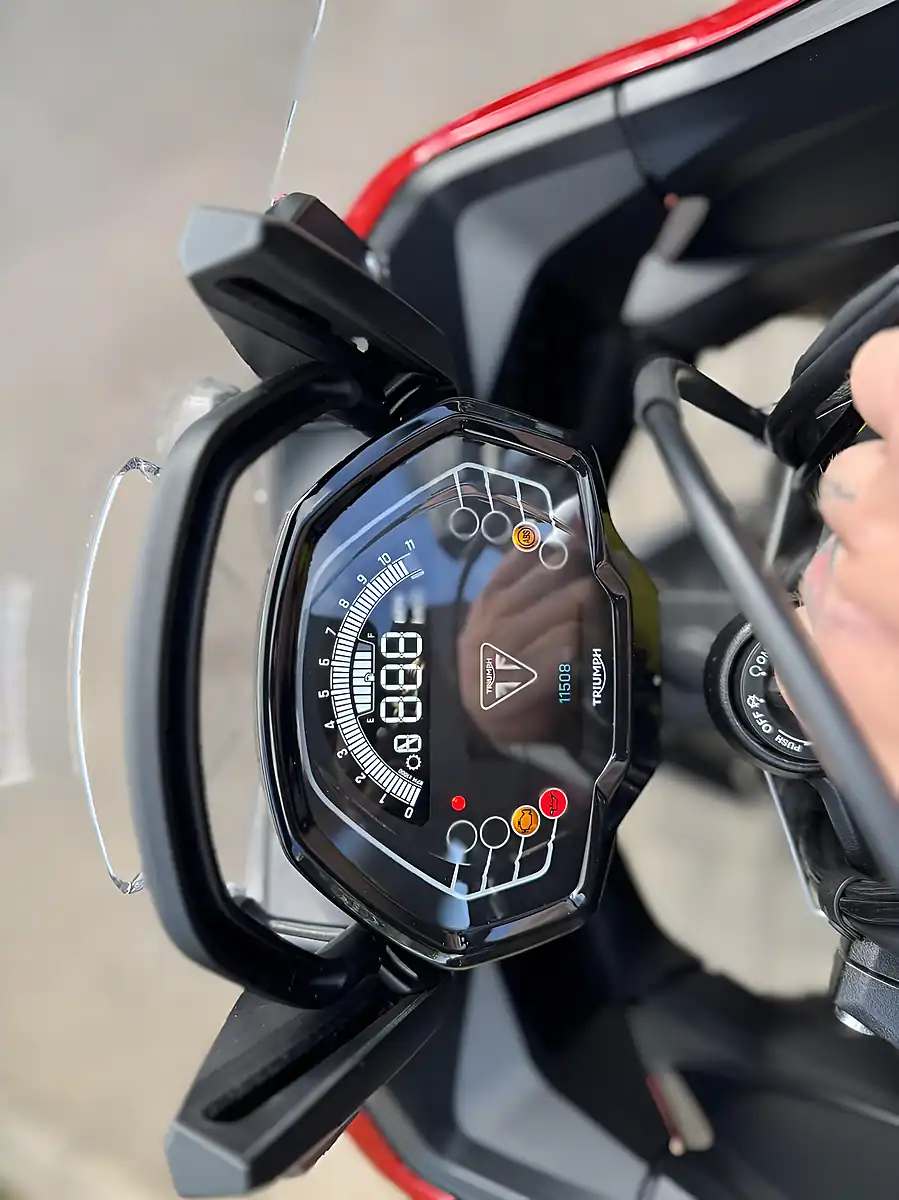 Used 2023 Triumph Tiger Sport 660 Red/Grey - Interior and Exterior details 11