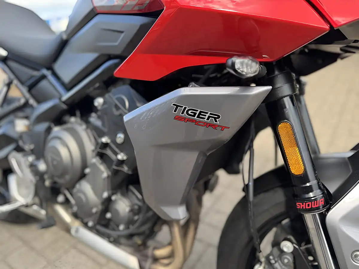 Used 2023 Triumph Tiger Sport 660 Red/Grey - Interior and Exterior details 15