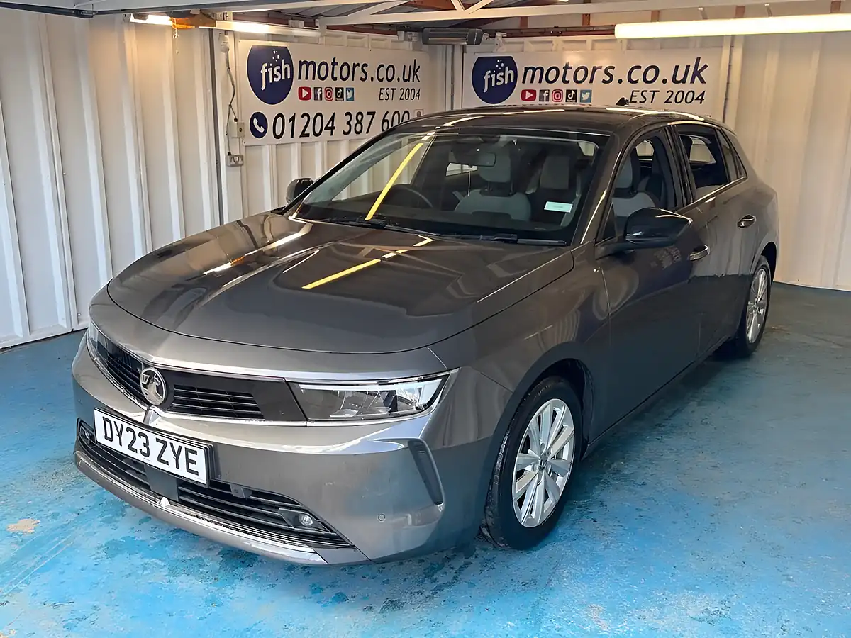 Used 2023 Vauxhall Astra Design Grey - Front View