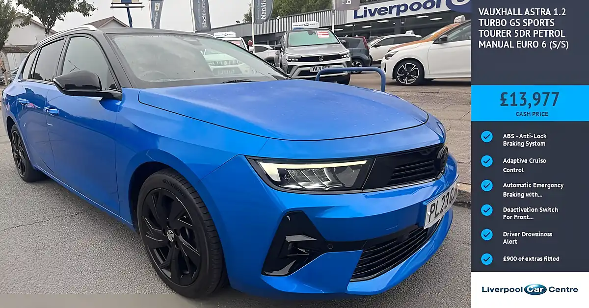 Used 2023 Vauxhall Astra Gs Sports Tourer Blue - Interior and Exterior details 5