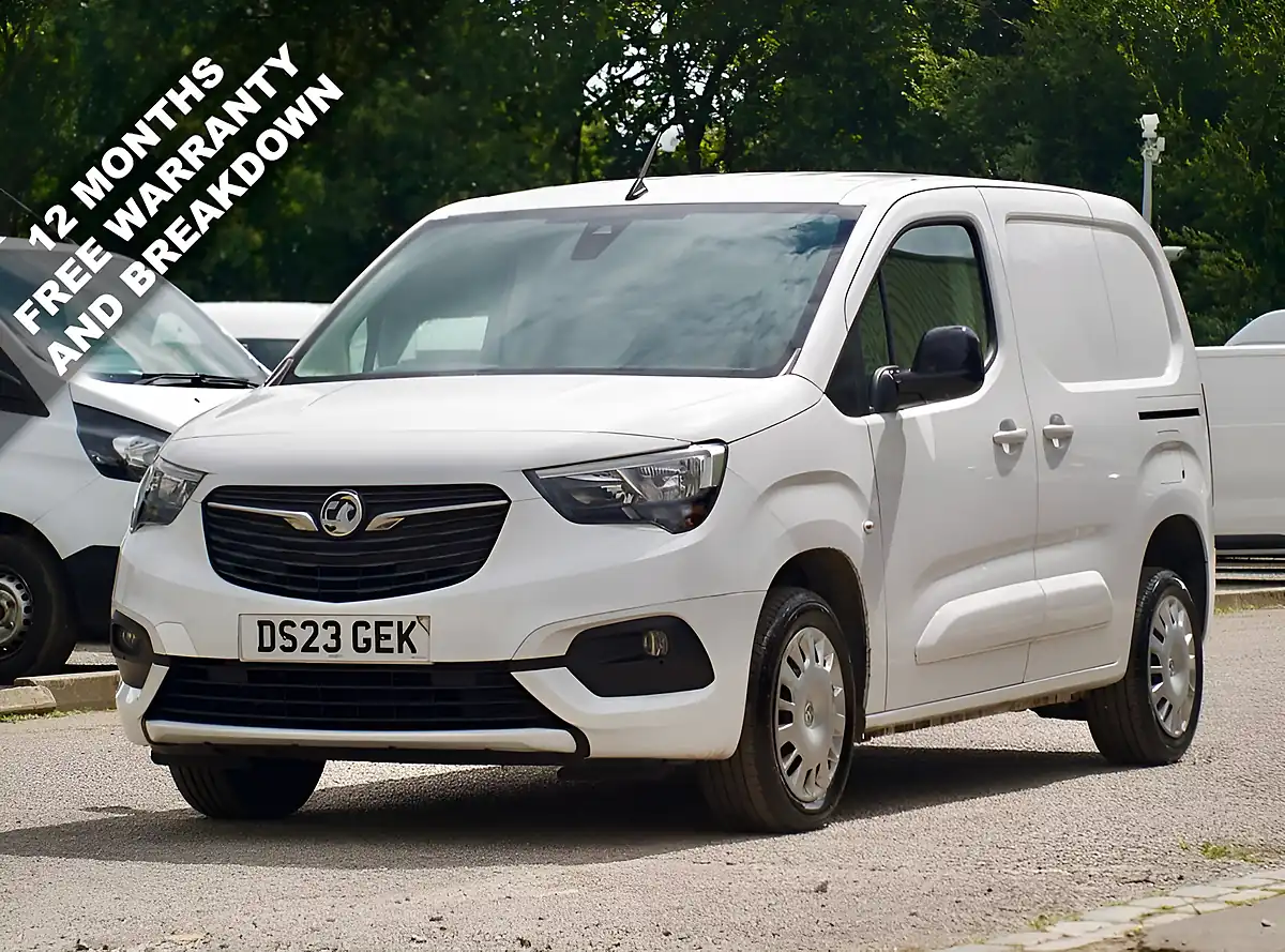 Used 2023 Vauxhall Combo Pro White - Front View