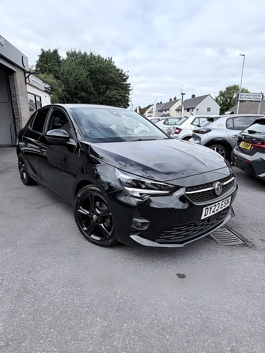 Used 2023 Vauxhall Corsa Gs Black - Front View