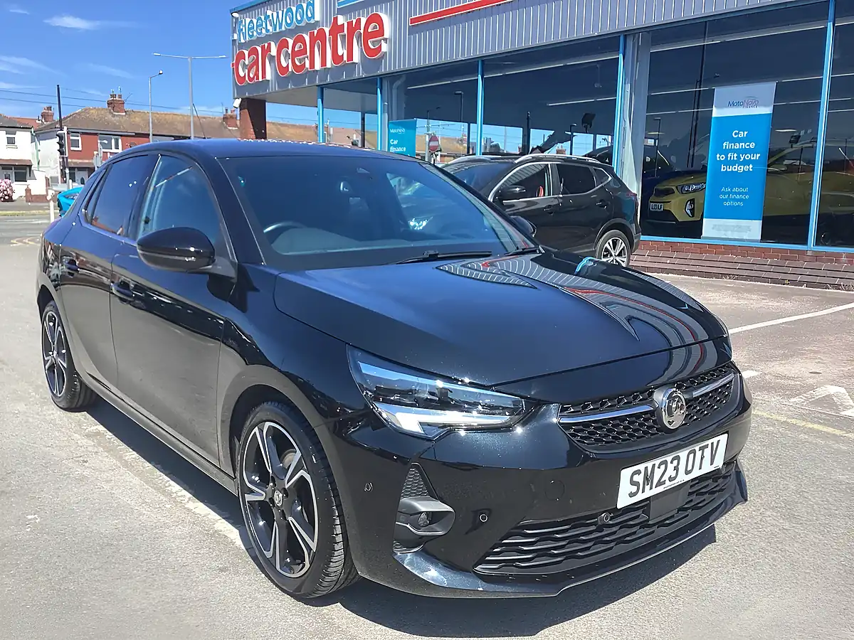 Used 2023 Vauxhall Corsa Ultimate Carbon Black (metallic Paint) - Front View