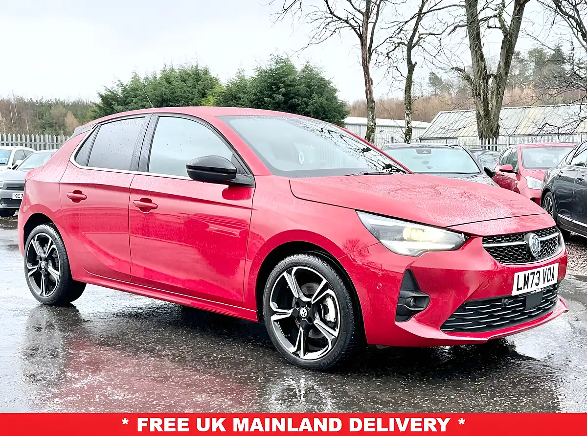 Used 2023 Vauxhall Corsa Ultimate Crimson Red - Front View